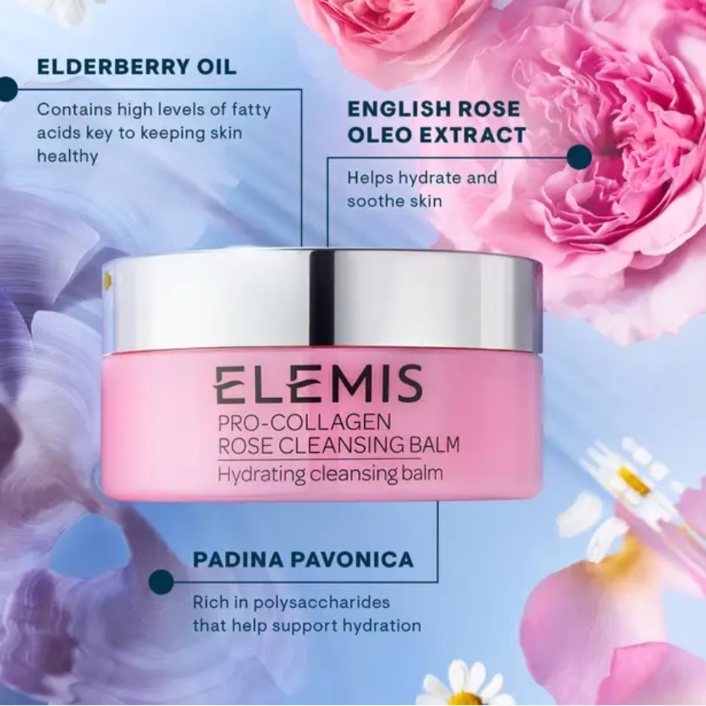 ELEMIS Pro-Collagen Rose Cleansing Balm 50g 1.7oz NEW & FRESH Calms Soothes NEW